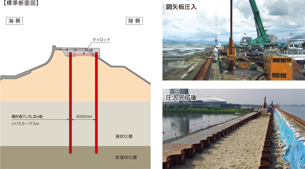 海岸対策工事（愛知県豊橋市）／愛知県 東三河建設事務所