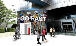 MOBILE ECO Cycle 文化的・商業的な外壁面の活用