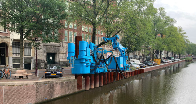 オランダの世界遺産運河の護岸改修PJ 実証施工契約を締結の画像