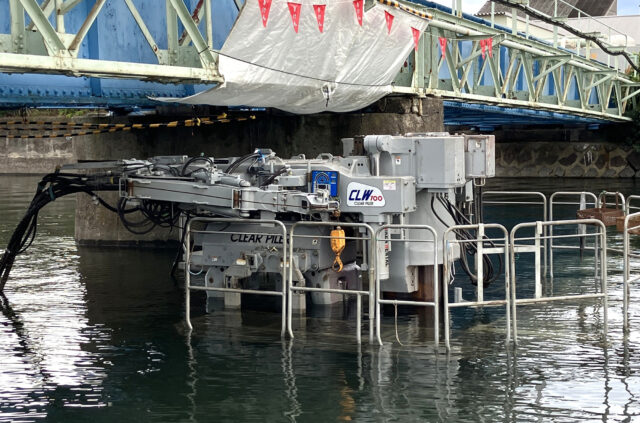 防水仕様の「サイレントパイラー™」開発の画像